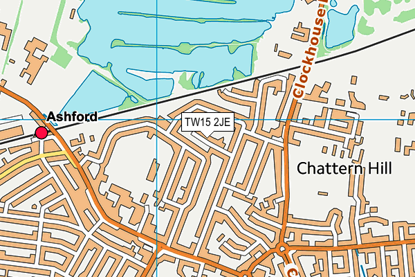 TW15 2JE map - OS VectorMap District (Ordnance Survey)