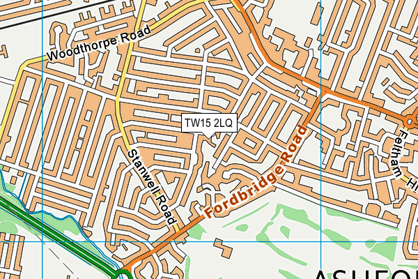 TW15 2LQ map - OS VectorMap District (Ordnance Survey)