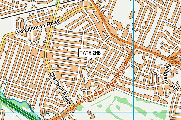 TW15 2NB map - OS VectorMap District (Ordnance Survey)
