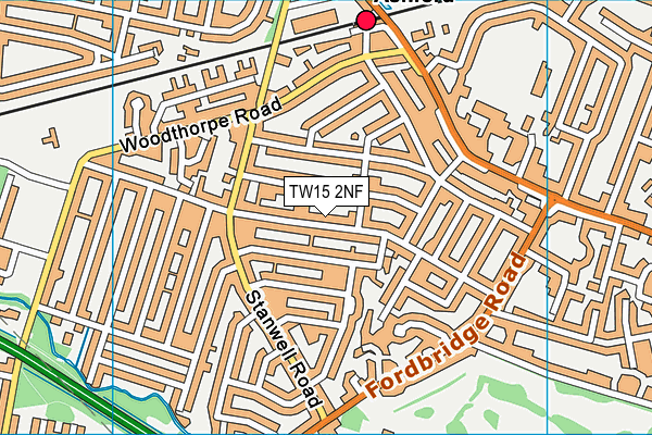 TW15 2NF map - OS VectorMap District (Ordnance Survey)