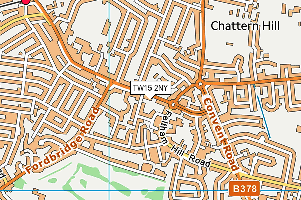 TW15 2NY map - OS VectorMap District (Ordnance Survey)