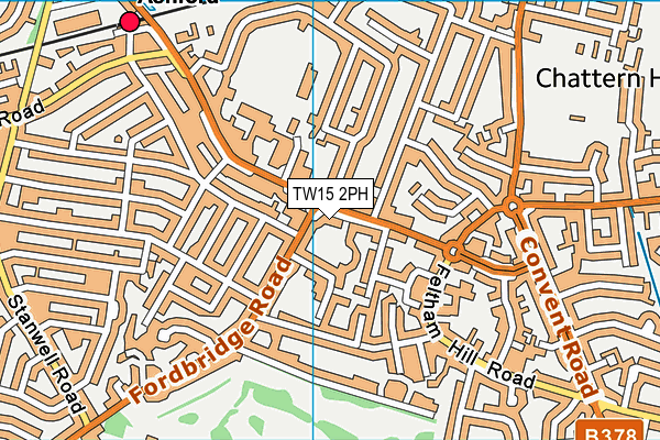 TW15 2PH map - OS VectorMap District (Ordnance Survey)
