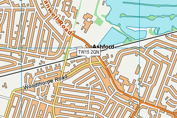 TW15 2QN map - OS VectorMap District (Ordnance Survey)