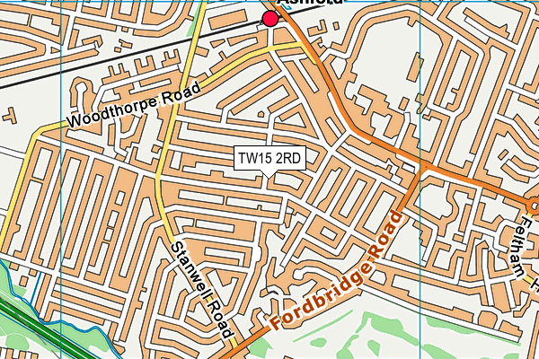 TW15 2RD map - OS VectorMap District (Ordnance Survey)