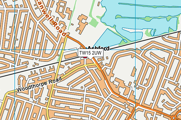 TW15 2UW map - OS VectorMap District (Ordnance Survey)