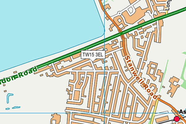 TW15 3EL map - OS VectorMap District (Ordnance Survey)