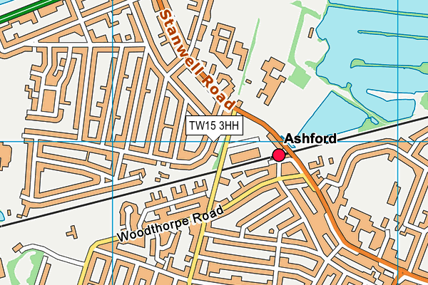 TW15 3HH map - OS VectorMap District (Ordnance Survey)