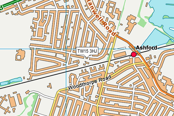 TW15 3HJ map - OS VectorMap District (Ordnance Survey)