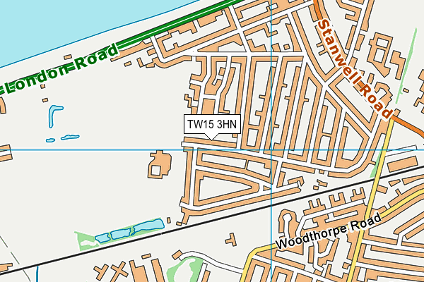 TW15 3HN map - OS VectorMap District (Ordnance Survey)