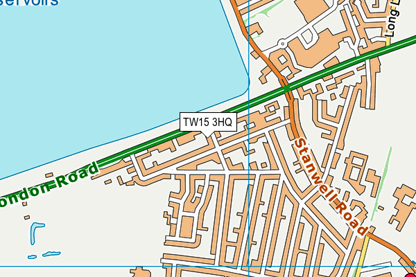 TW15 3HQ map - OS VectorMap District (Ordnance Survey)