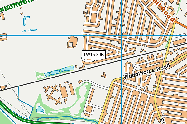 TW15 3JB map - OS VectorMap District (Ordnance Survey)
