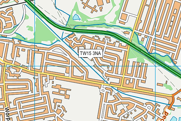 TW15 3NA map - OS VectorMap District (Ordnance Survey)