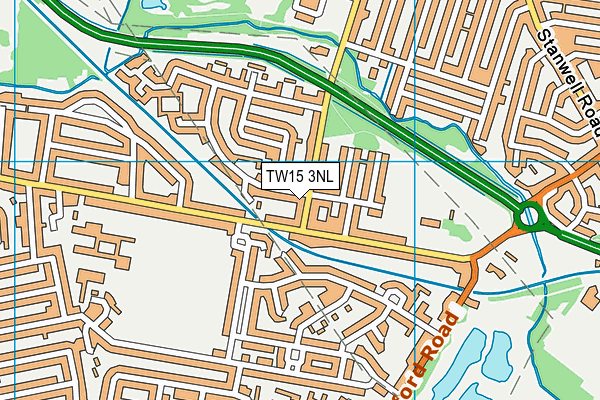 TW15 3NL map - OS VectorMap District (Ordnance Survey)