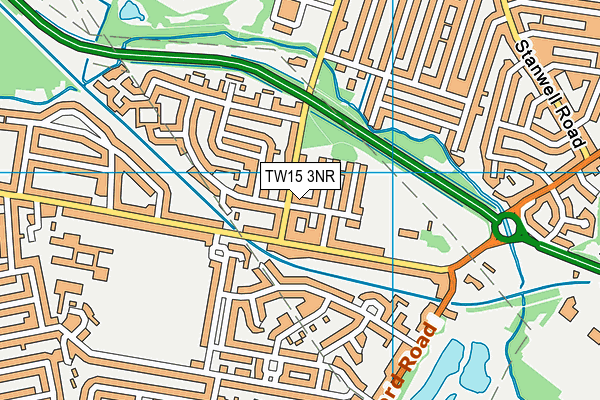 TW15 3NR map - OS VectorMap District (Ordnance Survey)