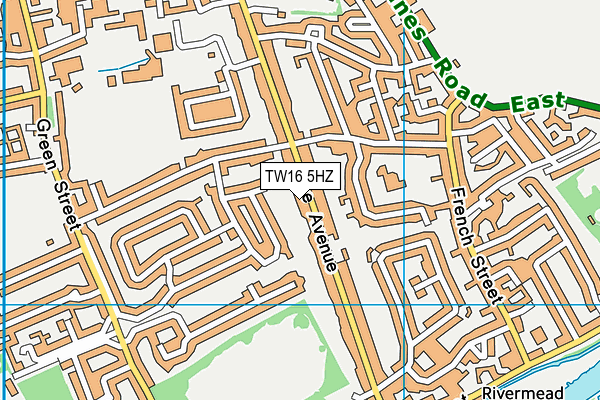 Map of RAYNOR HYGIENE LTD at district scale