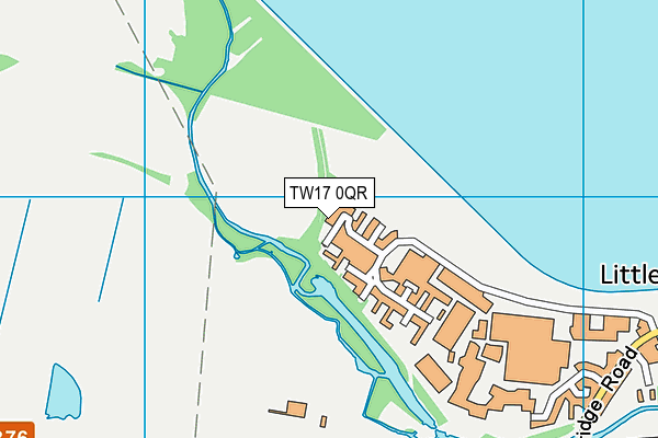 TW17 0QR map - OS VectorMap District (Ordnance Survey)