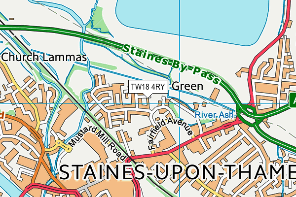 Map of SKYE CONSTRUCTIONS (STAINES) LTD at district scale