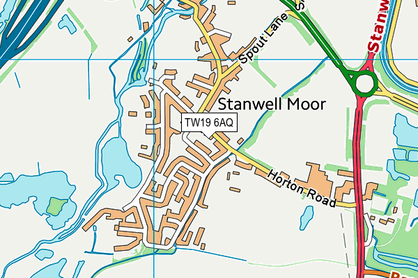 Map of STANWELL MOTOR REPAIRS LTD at district scale