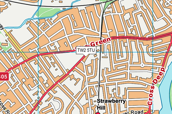 Archdeacon Cambridge's Church Of England Primary School map (TW2 5TU) - OS VectorMap District (Ordnance Survey)