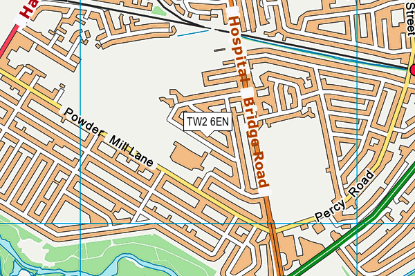TW2 6EN map - OS VectorMap District (Ordnance Survey)