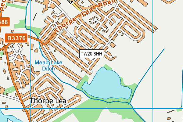 TW20 8HH map - OS VectorMap District (Ordnance Survey)
