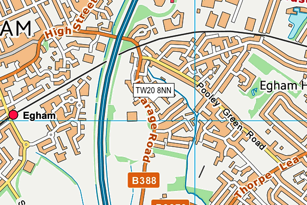 TW20 8NN map - OS VectorMap District (Ordnance Survey)