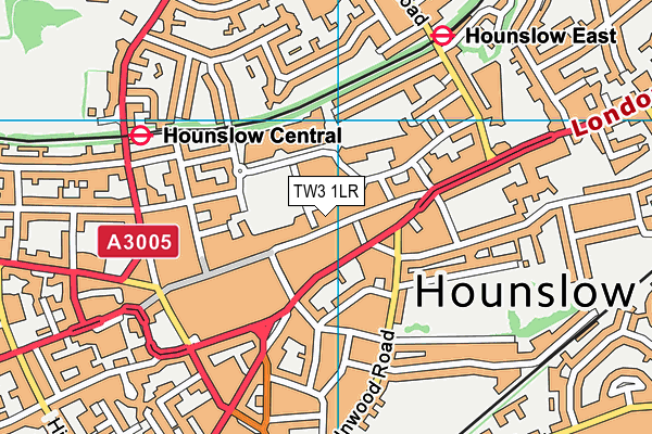 Map of HOUNSLOW SPECSAVERS LIMITED at district scale