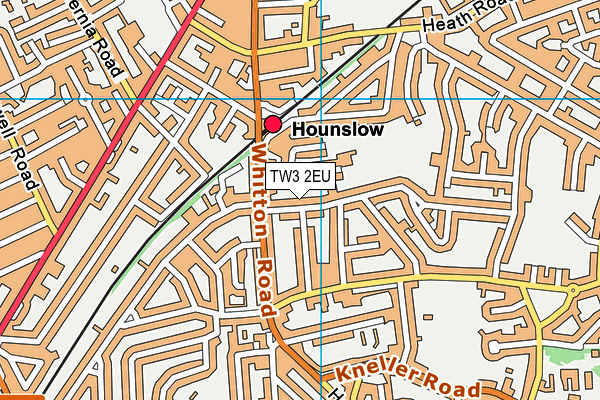TW3 2EU map - OS VectorMap District (Ordnance Survey)