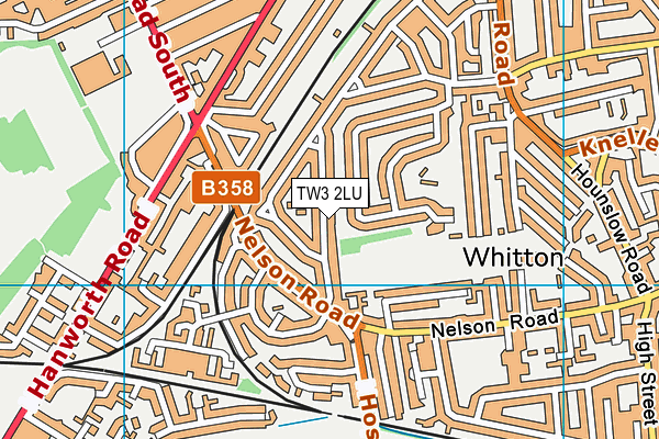 TW3 2LU map - OS VectorMap District (Ordnance Survey)