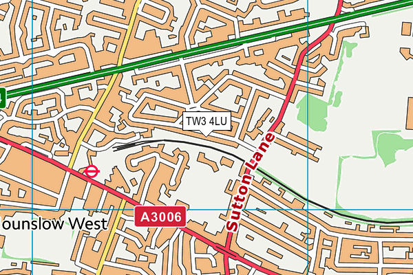 TW3 4LU map - OS VectorMap District (Ordnance Survey)