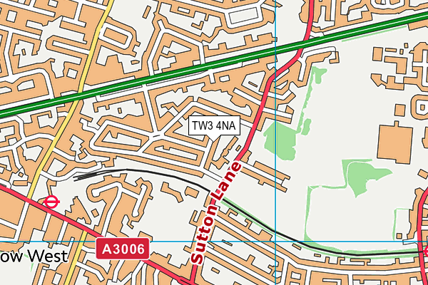 TW3 4NA map - OS VectorMap District (Ordnance Survey)