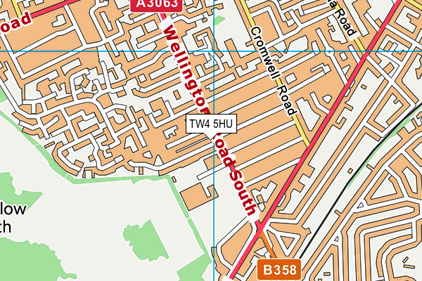 Suffah Primary School map (TW4 5HU) - OS VectorMap District (Ordnance Survey)