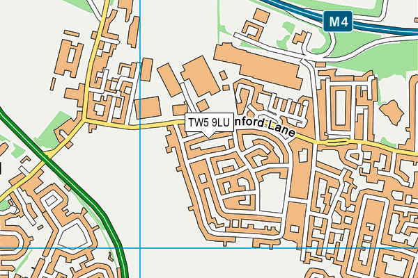 TW5 9LU map - OS VectorMap District (Ordnance Survey)