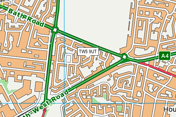 TW5 9UT map - OS VectorMap District (Ordnance Survey)