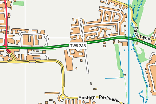 TW6 2AB map - OS VectorMap District (Ordnance Survey)