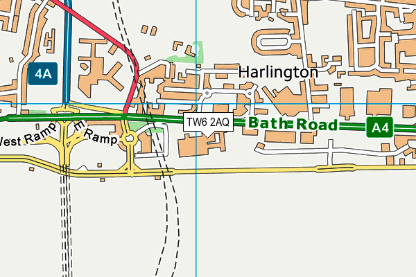Renaissance Hotel Health Club (Heathrow) map (TW6 2AQ) - OS VectorMap District (Ordnance Survey)
