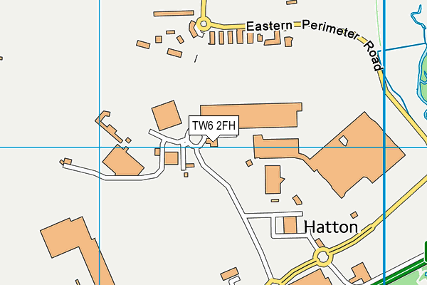 TW6 2FH map - OS VectorMap District (Ordnance Survey)