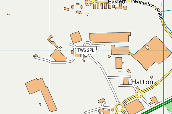 TW6 2PL map - OS VectorMap District (Ordnance Survey)