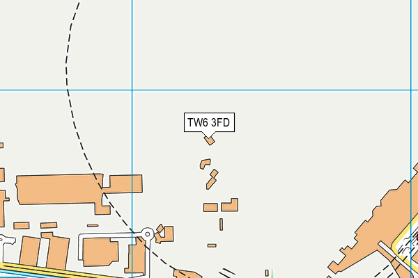 TW6 3FD map - OS VectorMap District (Ordnance Survey)