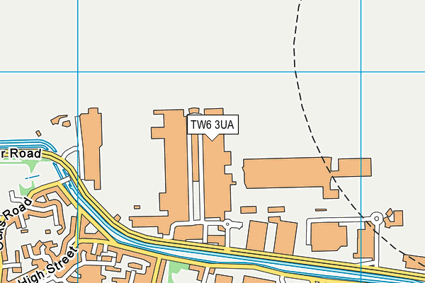 TW6 3UA map - OS VectorMap District (Ordnance Survey)