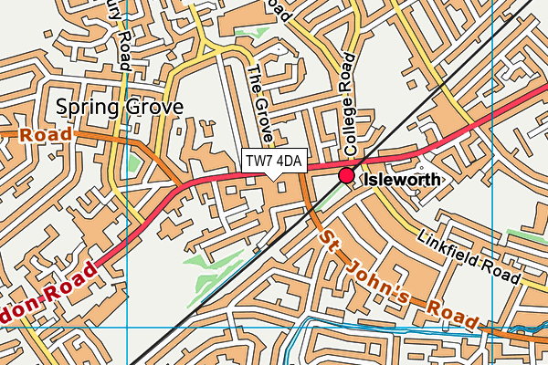 Map of ISLEWORTH CAR WASH LTD at district scale