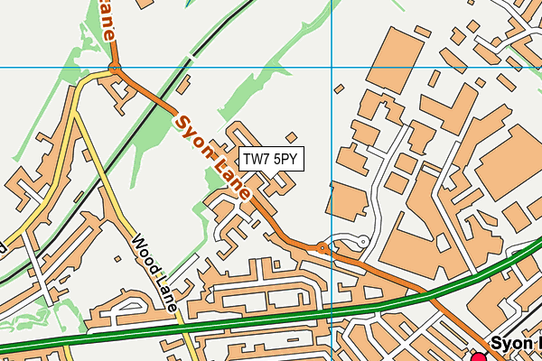 Map of WEST LONDON IMAGING LTD at district scale