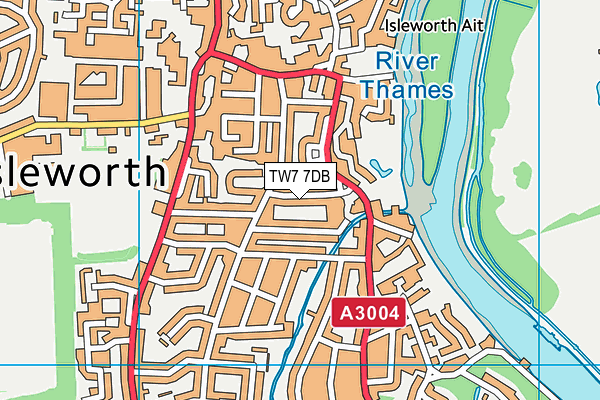 Worple Primary School map (TW7 7DB) - OS VectorMap District (Ordnance Survey)