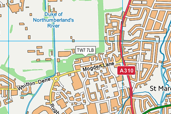 TW7 7LB map - OS VectorMap District (Ordnance Survey)