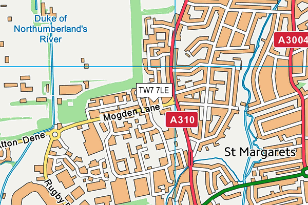 TW7 7LE map - OS VectorMap District (Ordnance Survey)