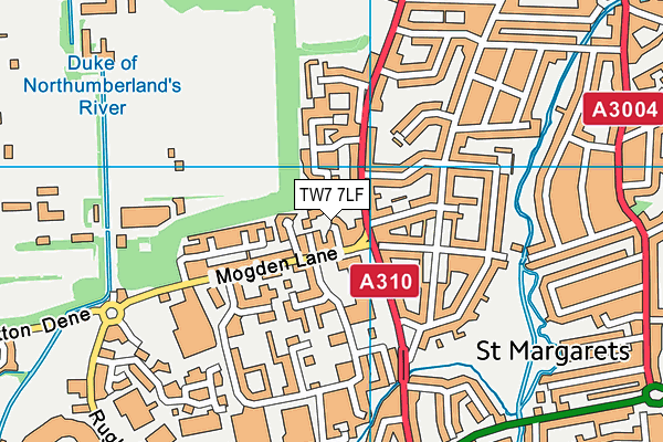TW7 7LF map - OS VectorMap District (Ordnance Survey)