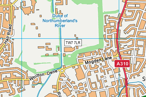 TW7 7LR map - OS VectorMap District (Ordnance Survey)