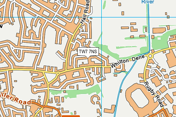 TW7 7NS map - OS VectorMap District (Ordnance Survey)