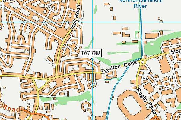 TW7 7NU map - OS VectorMap District (Ordnance Survey)