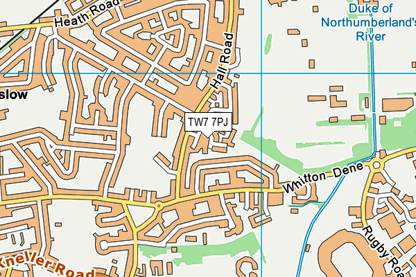 TW7 7PJ map - OS VectorMap District (Ordnance Survey)